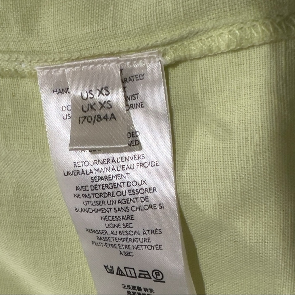 Lime Green & Rhinestone Pilcro Blouse by Anthropologie Size XS - Picture 8 of 10